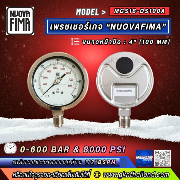 Pressure Gauge Nuova Fima